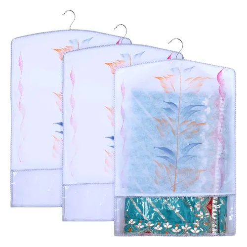 Image of Kuber Industries Hanging Saree Cover PO3