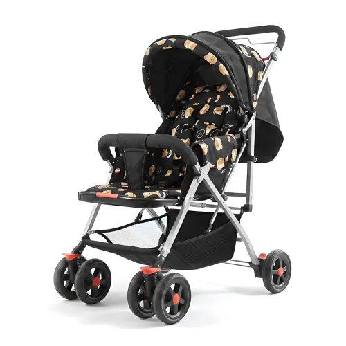 Image of Kuber Industries Kids Stroller Pram with Reversible Handle
