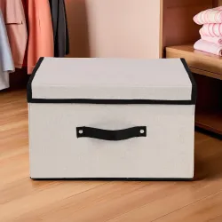 Kuber Industries Large Clothes Drawer Organiser For Wardrobe With Lid