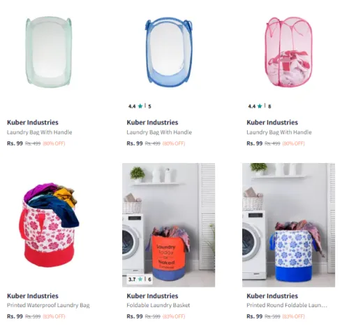 Image of Kuber Industries Laundry Bag Starting @ ₹99