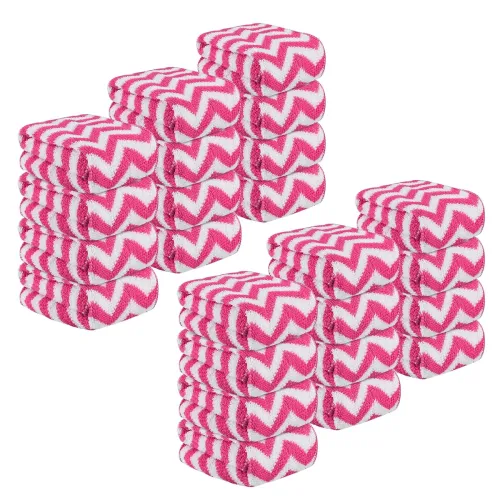 Image of Kuber Industries Microfiber Face Towel Set (Pack of 24)