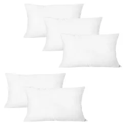 Kuber Industries Microfiber Pillow Fillers (16x24 Inch) – Pack of 5