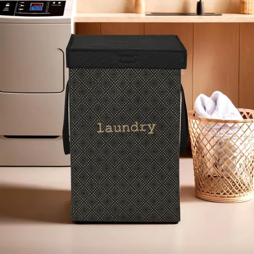 Image of Kuber Industries Non Woven Clothes Basket 