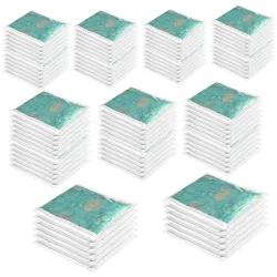 Kuber Industries Pack of 96 Saree Cover | Dress Packing Bags with Zip | Saree Pouches for Storage | Clothes Organizer fo