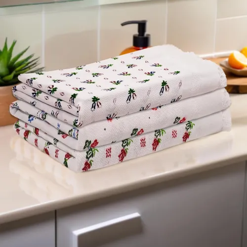 Image of Kuber Industries Pack of 3 Cotton Bath Towel