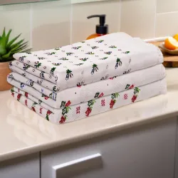 Kuber Industries Pack of 3 Cotton Bath Towel