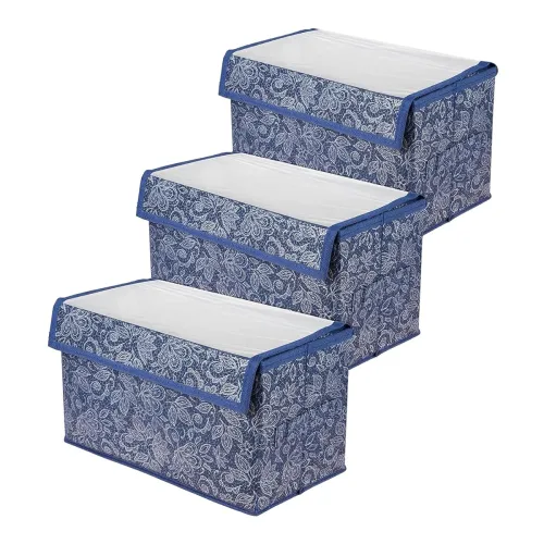 Image of Kuber Industries (Pack of 3) Drawer Box 