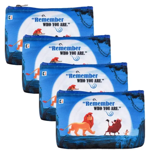 Image of Kuber Industries Pack of 4 Pencil Pouch