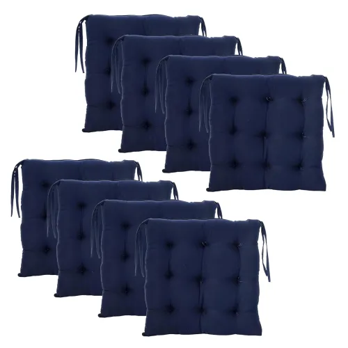 Image of Kuber Industries Pack of 8 Chair Pad