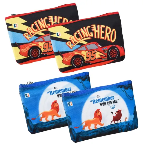 Image of Kuber Industries Pack of 4 Pencil Pouch