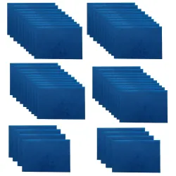 Kuber Industries Pack of 48 Fridge Mat | Circle Design Shelf Liner | Refrigerator Drawer Mat | Water Proof & Oilproof Sh