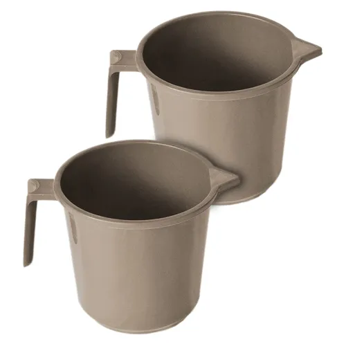 Image of Kuber Industries Plastic Bathroom Mug 1.5 Litre (Pack of 2)
