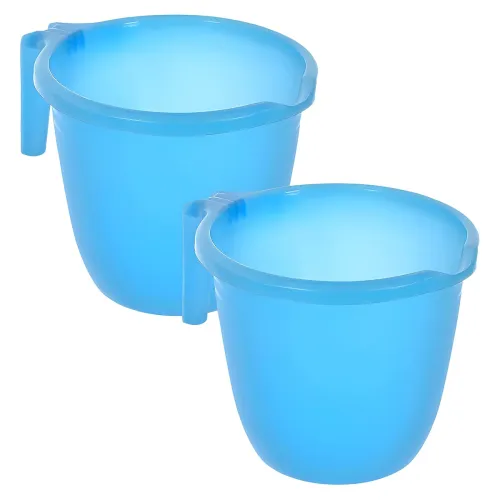 Image of Kuber Industries Plastic Bathroom Mug Pack of 2