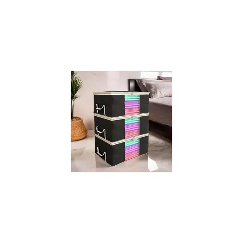 Image of Kuber Industries Rectangular Leheriya Design Underbed Bag PO3