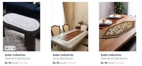 Image of Kuber Industries Runners starting @ ₹99