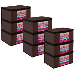 Kuber Industries Saree Cover Bag Pack of 9