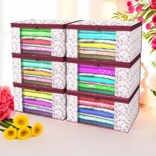 Image of Kuber Industries Saree Cover Bags (Pack of 6)