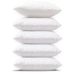 Kuber Industries (Set of 5) Premium Soft & Fluffy Sofa Pillow Cushions 16 inch x
