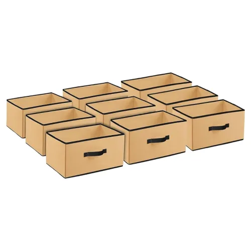 Image of Kuber Industries (Set of 9) Foldable Organisers Storage Box