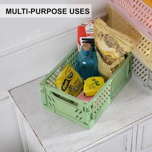 Image of Kuber Industries Small & Rugged Plastic Basket 
