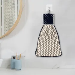 Kuber Industries Soft Cotton Hand Kitchen Towel with Hanging Loop