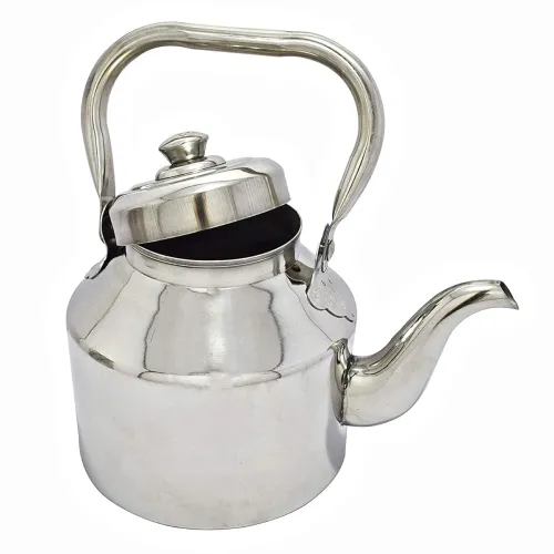 Image of Kuber Industries Stainless Steel Tea Kettle 1.2 LTR Silver