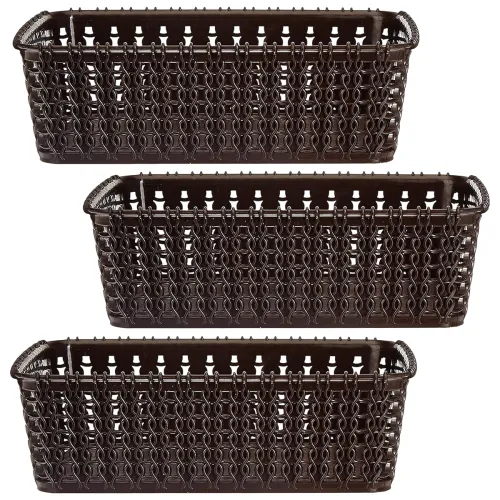 Image of Kuber Industries (Pack of 3) Storage Basket