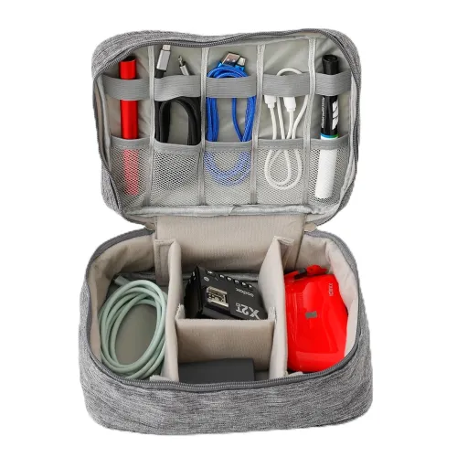 Image of Kuber Industries Travel Electronic Accessories Organizer Pouch