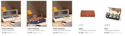 Image of Kuber Industries watches up to 81% discount