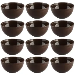 Kuber Industries Pack of 12 Bowls | Bowls for Serving Food | Plastic Bowls for Kitchen | Microwave Safe Bowls | Mixing B