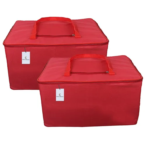 Image of Kuber Jumbo Underbed Storage Bags Pack of 2