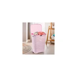 Kuber Industries 70 Ltrs Plastic Large Laundry Basket