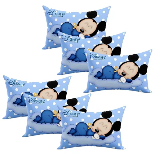 Image of Kuber Industries Disney Mickey Pillow 12x18Inches pack of 3