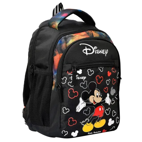 Image of Kuber Industries Disney Mickey Mouse Waterproof School Backpack, 36cm - Black