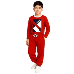 Kuchipoo Boys Cotton T-Shirt Trackpant Set