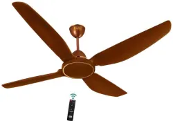KUHL Brise E4 Stylish Power Saving with 2 Year Warranty BLDC Motor with Remote 1400 mm Ceiling Fan (5 Star | Brown | Pac