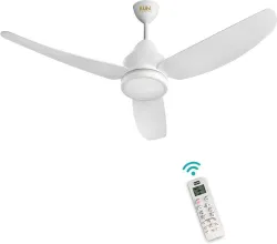 KUHL Luxus C3 Stylish 65% Power Saving with 5 Year Warranty BLDC Motor with Remote 1400 mm Ceiling Fan (5 Star | White | Pack of 1)