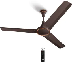KUHL Prima A4 BLDC 65% Power Saving with 5 Year Warranty BLDC Motor with Remote 1200 mm Ceiling Fan  (5 Star | Espresso 