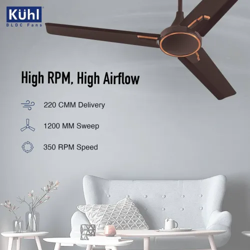 Image of KUHL | Prima A1, BLDC, 29W, Low Noise, Energy-Saving, 5-Year Warranty with 5 Year Warranty BLDC Motor with Remote 1200 m