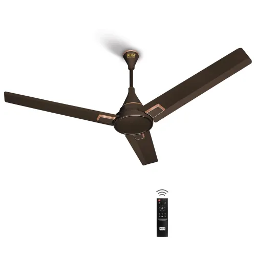 Image of KUHL Prima A5 1200mm BLDC Ceiling Fan with Remote | BEE 5-Star Rated | High Airflow | Saves up to 65% Electricity | 5-Ye
