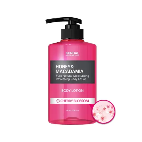 Image of Kundal Cherry Blossom & Macadamia Body Lotion 500ml