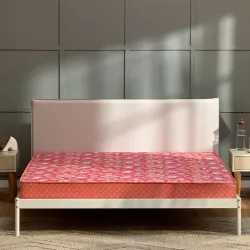 KURLON Natural Rubberized Coir, Medium Firm, Natural Cooling, PU Foam Quilting Top 4 inch Single EPE Foam Mattress (L x W: 75 inch x 30 inch)