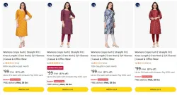 Kurtas & Kurtis at up to 88% Discount
