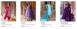 Kurtis For Women at minimum 90% Discount