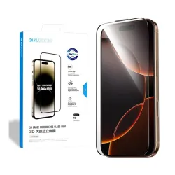KUZOOM Tempered Glass Screen Protector for iPhone 16 Pro – HD Clarity & Bubble-Free