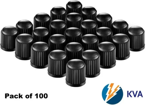 Image of KVA Plastic Tyre Valve Cap for Bike, Car (Cap)