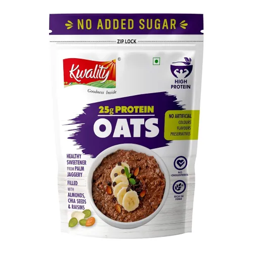 Image of Kwality 25g High Protein Oats 400g