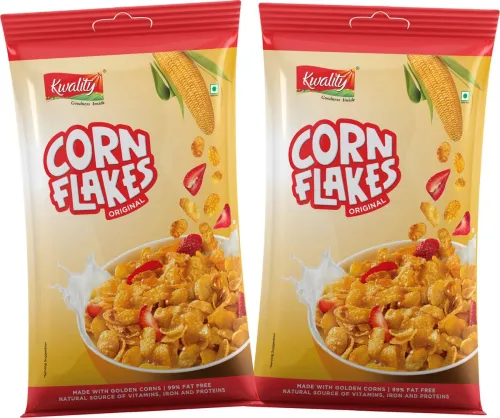Image of Kwality Corn Flakes 1kg (2x500g)