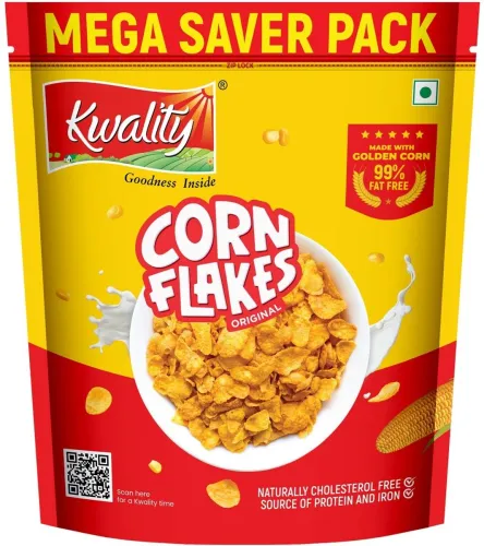 Image of Kwality Corn Flakes Breakfast Cereal 1.2kg