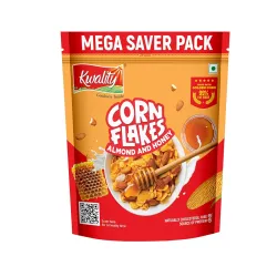 Kwality Corn Flakes with Almond & Honey 1kg